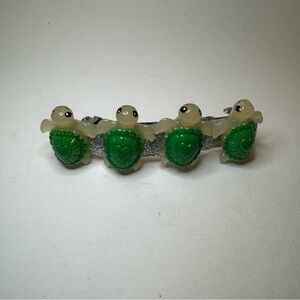 Hand Crafted Sea Turtle Hair Barette